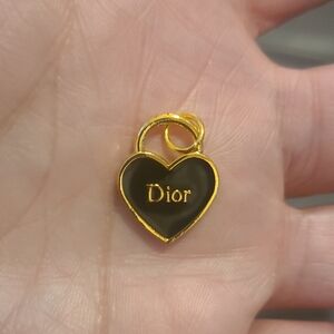 Dior Gold Heart Charm